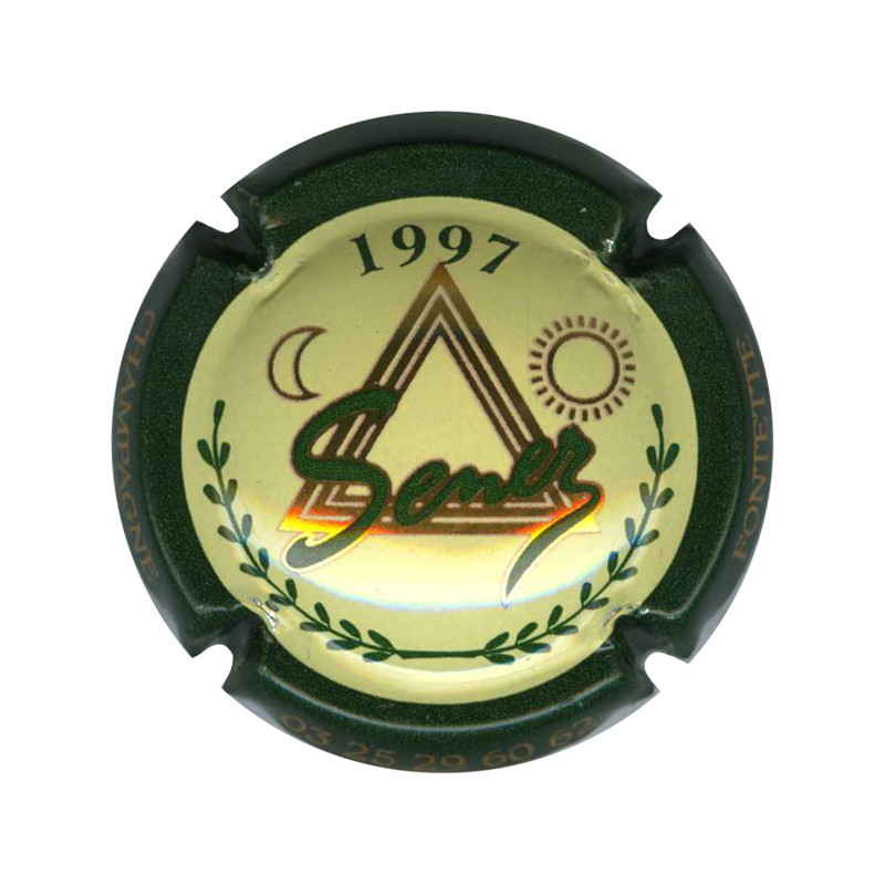 SENEZ Cristian n°27 1997 contour vert