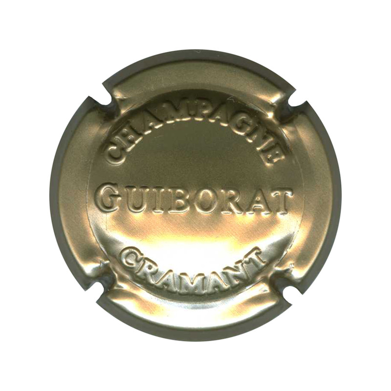 GUIBORAT n°10f estampée or pâle