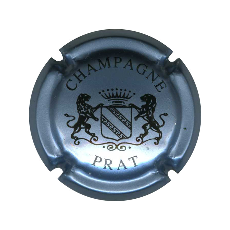 PRAT n°04 gris-bleu métallisé et noir