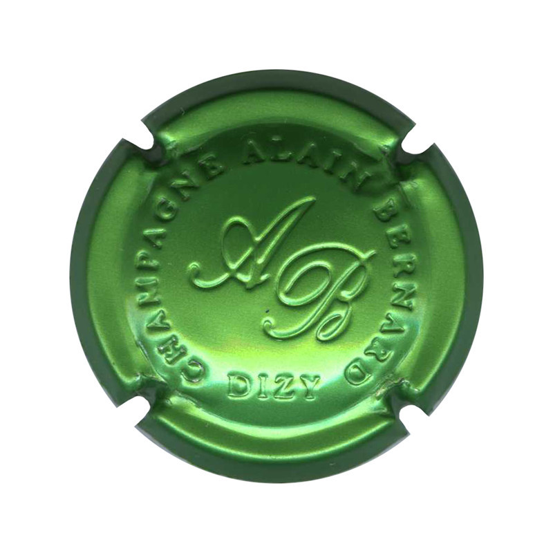 BERNARD ALAIN n°08b estampée vert métallisé