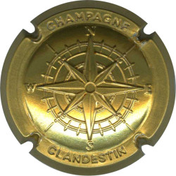 CLANDESTIN : estampée or