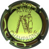 ALVES n°32e vert pâle contour marron