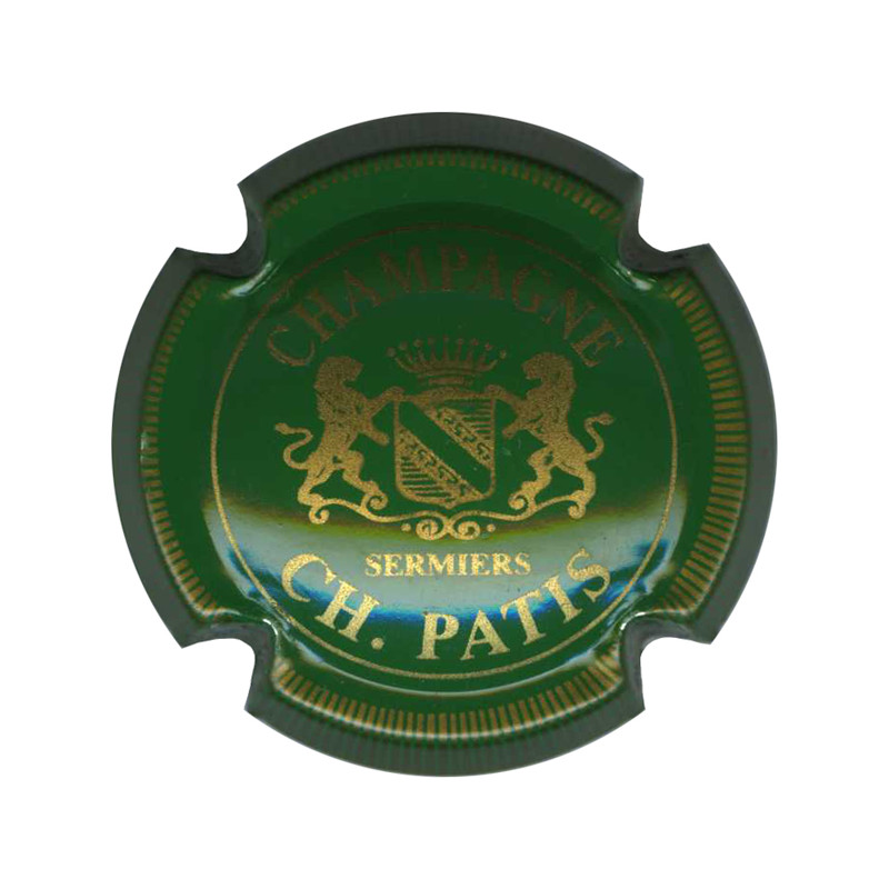 PATIS Christian : vert et or striée