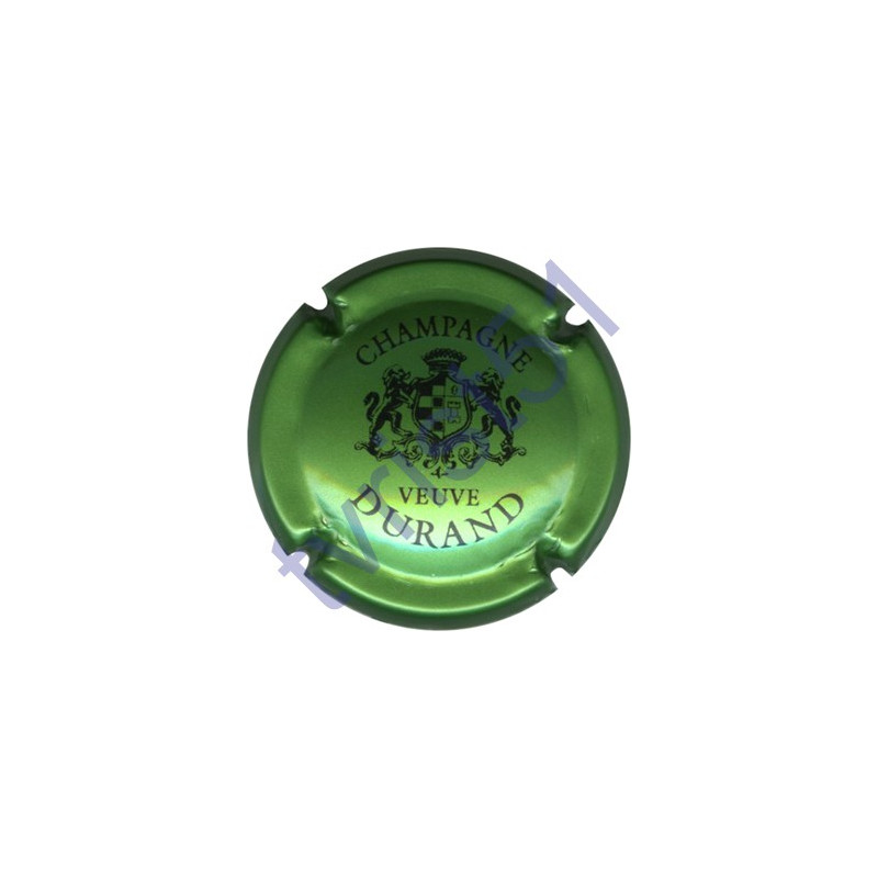 DURAND VEUVE n°07 vert pâle métallisé et noir