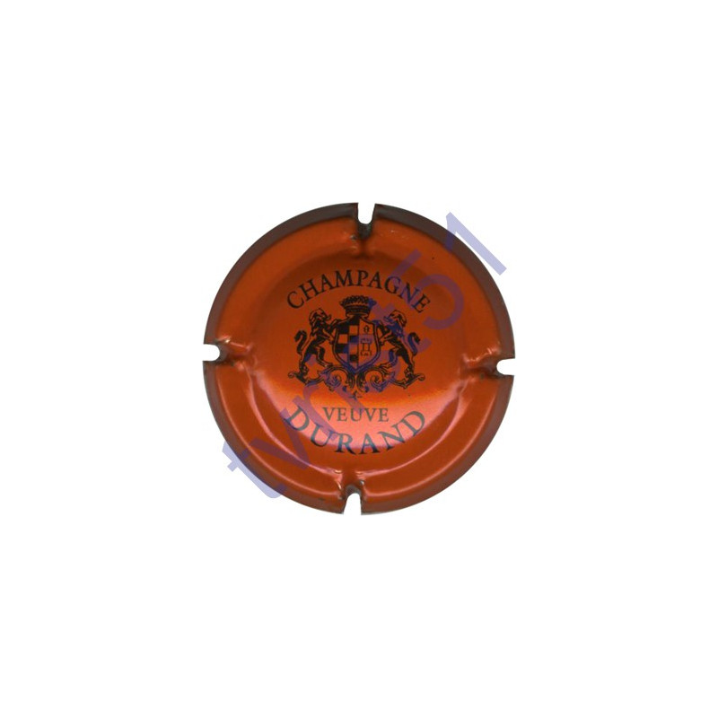 DURAND VEUVE n°09c orange et noir