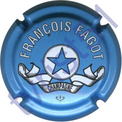 FAGOT François : petites lettres bleu ciel