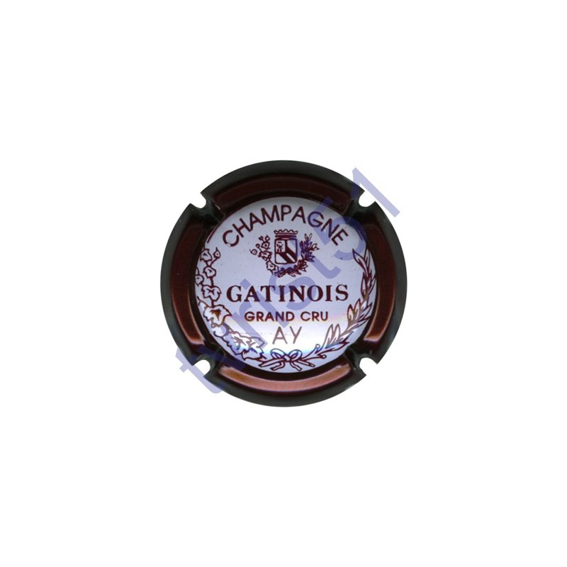 GATINOIS n°09 contour bordeaux foncé