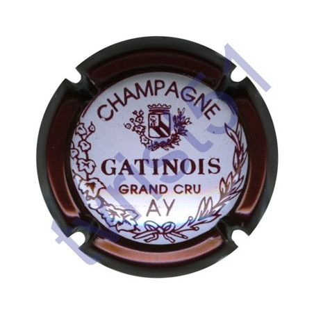 GATINOIS n°09 contour bordeaux foncé