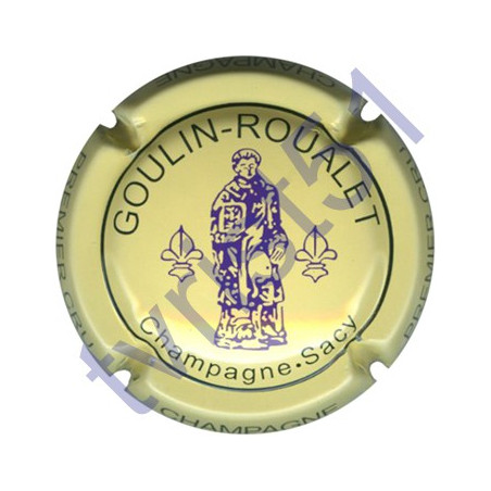 GOULIN-ROUALET n°23 inscription contour crème