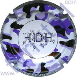 DAVID-HEUCQ Henri n°36c fond blanc tacheté violet