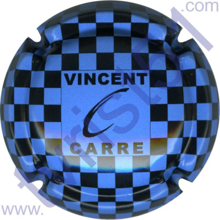 CARRE Vincent n°03 bleu ciel et noir