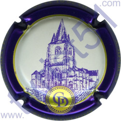 DELIGNY Gérard n°03 contour violet métallisé