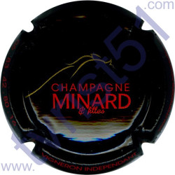 MINARD & FILLES : noir et rouge et or