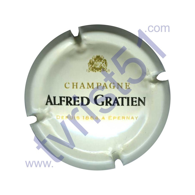 GRATIEN Alfred : crème noir et or